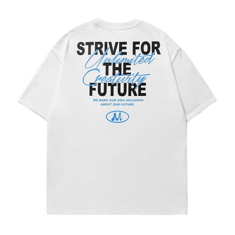Men’s Trendy Printed Tee – Summer Short Sleeve Lightweight Casual Shirt