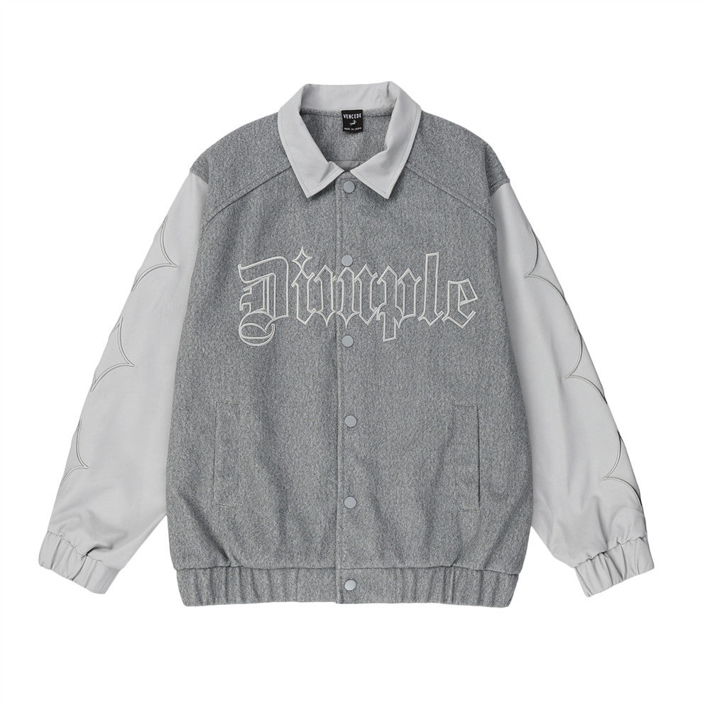 Men’s Trendy Colorblock Coat – Lightweight Casual Splicing Jacket