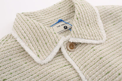 Vintage Knitted Jacket for Men & Women – Retro Unisex Knitwear Cardigan, Casual Warm Sweater Coat