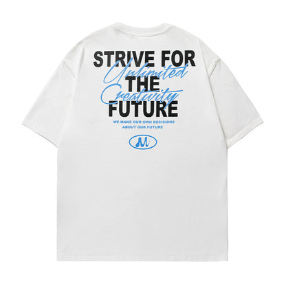 Men’s Trendy Printed Tee – Summer Short Sleeve Lightweight Casual Shirt