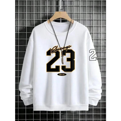 Men’s Letter Print Fleece Sweatsuit Set