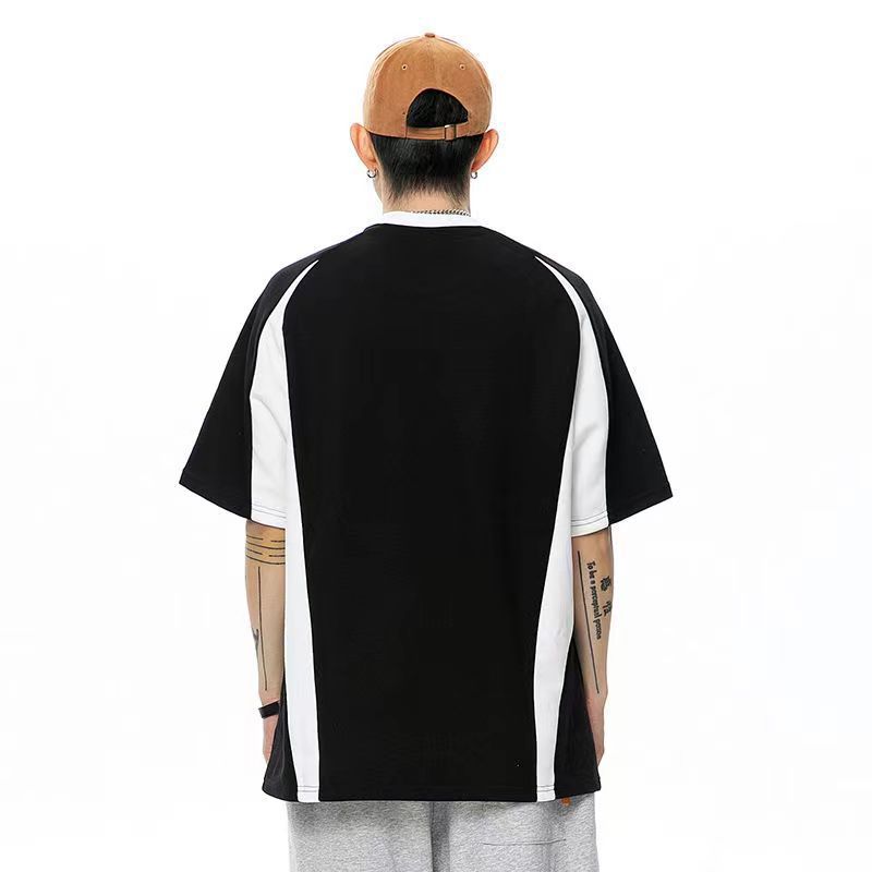 Men's Vintage American Streetwear Short Sleeve Shirt