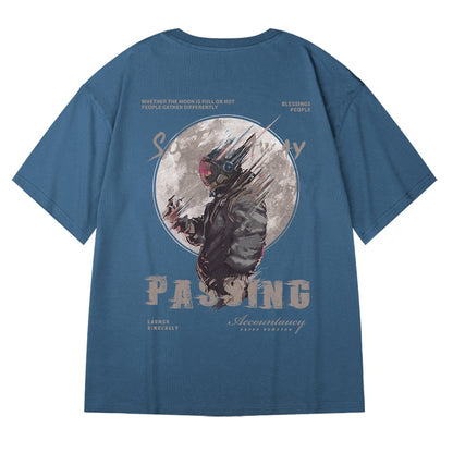 Men’s Loose Fit Streetwear T-Shirt – Trendy Oversized Casual Tee