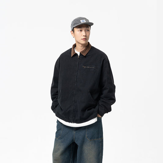 Stylish Retro Lapel Jacket for Men – Personalized Vintage Coat