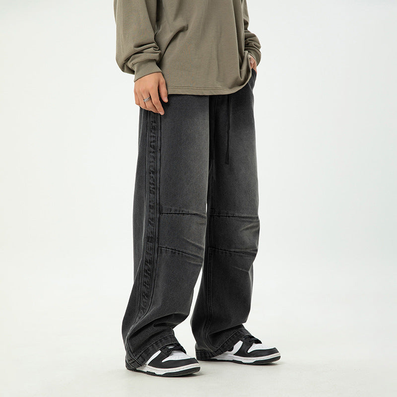 Men’s Japanese Pleated Drawstring Trousers