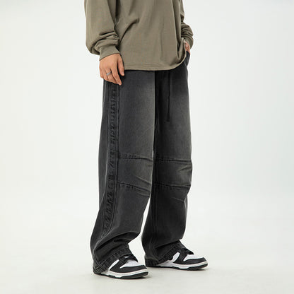 Men’s Japanese Pleated Drawstring Trousers
