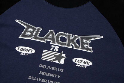 Men’s Trendy Letter Print Cotton T-Shirt – Short Sleeve Casual Tee