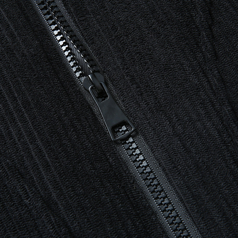 Men’s Plus Size Corduroy Jacket – Thick Warm Coat