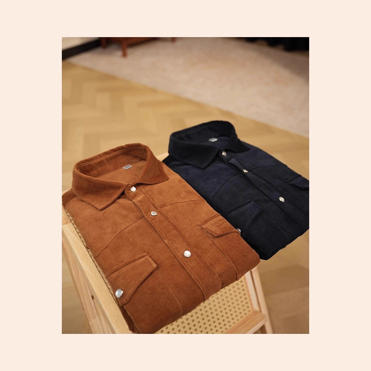 Men’s Casual Business Shirt – 100% Pure Cotton Lampwick Weave, Comfortable Everyday Office & Smart Casual Wear