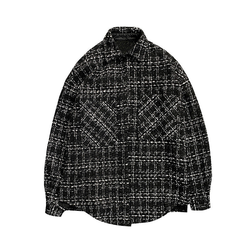Men’s Retro Hong Kong Style Jacket – Spring & Autumn Casual Coat with Personality