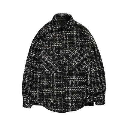 Men’s Retro Hong Kong Style Jacket – Spring & Autumn Casual Coat with Personality