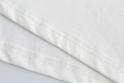 Women’s Cute Puppy Print Colorblock Short Sleeve T-Shirt – Casual Summer Top