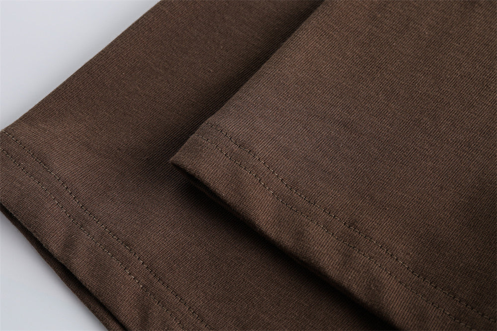 Women’s Cute Puppy Print Colorblock Short Sleeve T-Shirt – Casual Summer Top