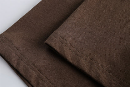 Women’s Cute Puppy Print Colorblock Short Sleeve T-Shirt – Casual Summer Top