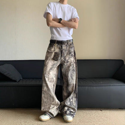 3D Camo Denim Pants for Men – Trendy Spring Summer Casual Jeans Streetwear Style