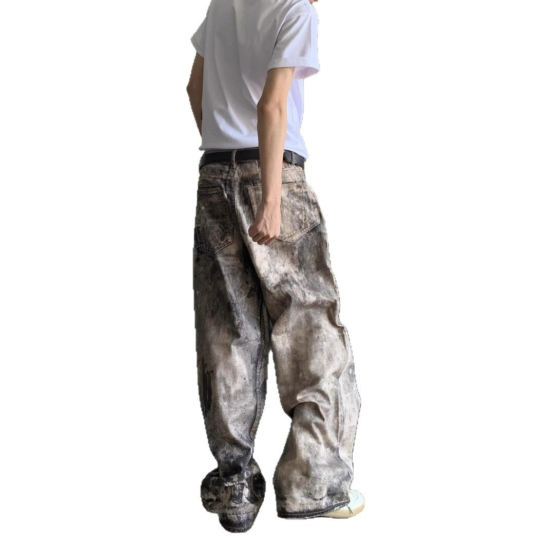 3D Camo Denim Pants for Men – Trendy Spring Summer Casual Jeans Streetwear Style