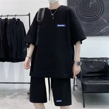 Men’s Waffle Knit Activewear Set – Stylish Casual Sports Lounge Suit