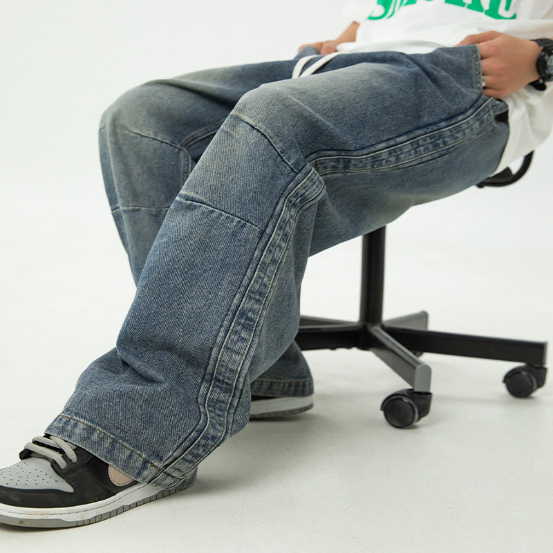 Men’s Japanese Pleated Drawstring Trousers
