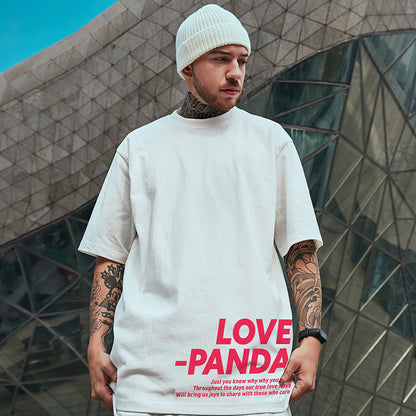 Men’s Year of the Ox Grimace Print T-Shirt – Loose Fit Hip Hop Streetwear Short Sleeve Tee