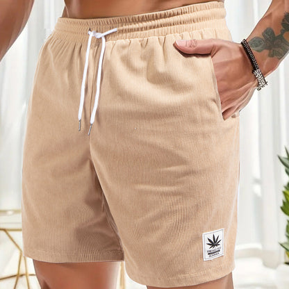 Men’s Lightweight Summer Shorts with Drawstring – European Size Casual Sports Pants
