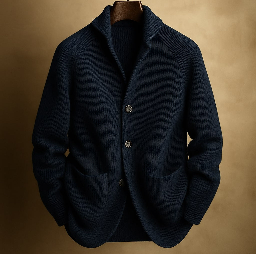 Men’s Knitted Button Cardigan Jacket