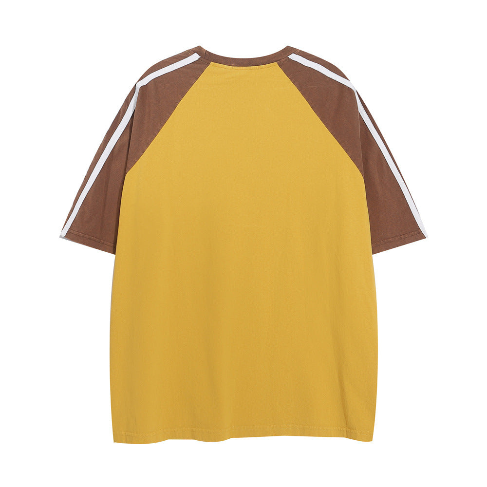 Women’s Casual Lettering T-Shirt – Stylish Loose Fit Round Neck