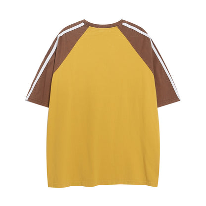 Women’s Casual Lettering T-Shirt – Stylish Loose Fit Round Neck