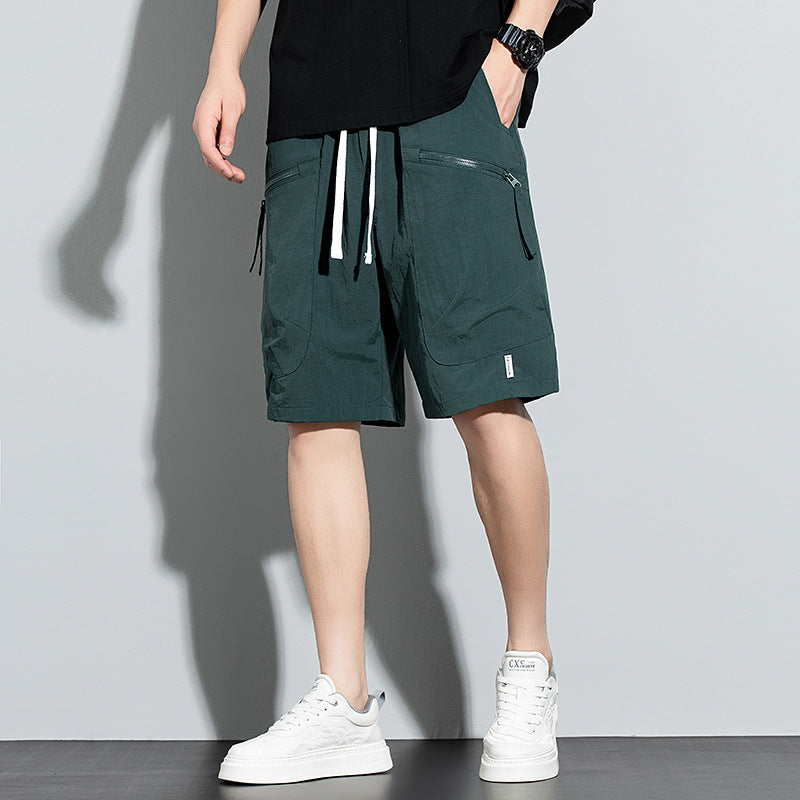 Men’s Lightweight Loose Fit Straight-Leg Casual Work Shorts