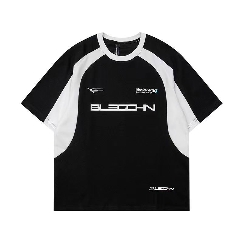 Men's Vintage American Streetwear Short Sleeve Shirt