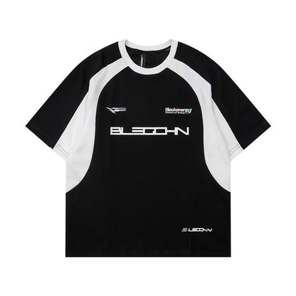 Men's Vintage American Streetwear Short Sleeve Shirt