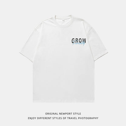 Men’s Trendy Printed Tee – Summer Short Sleeve Lightweight Casual Shirt