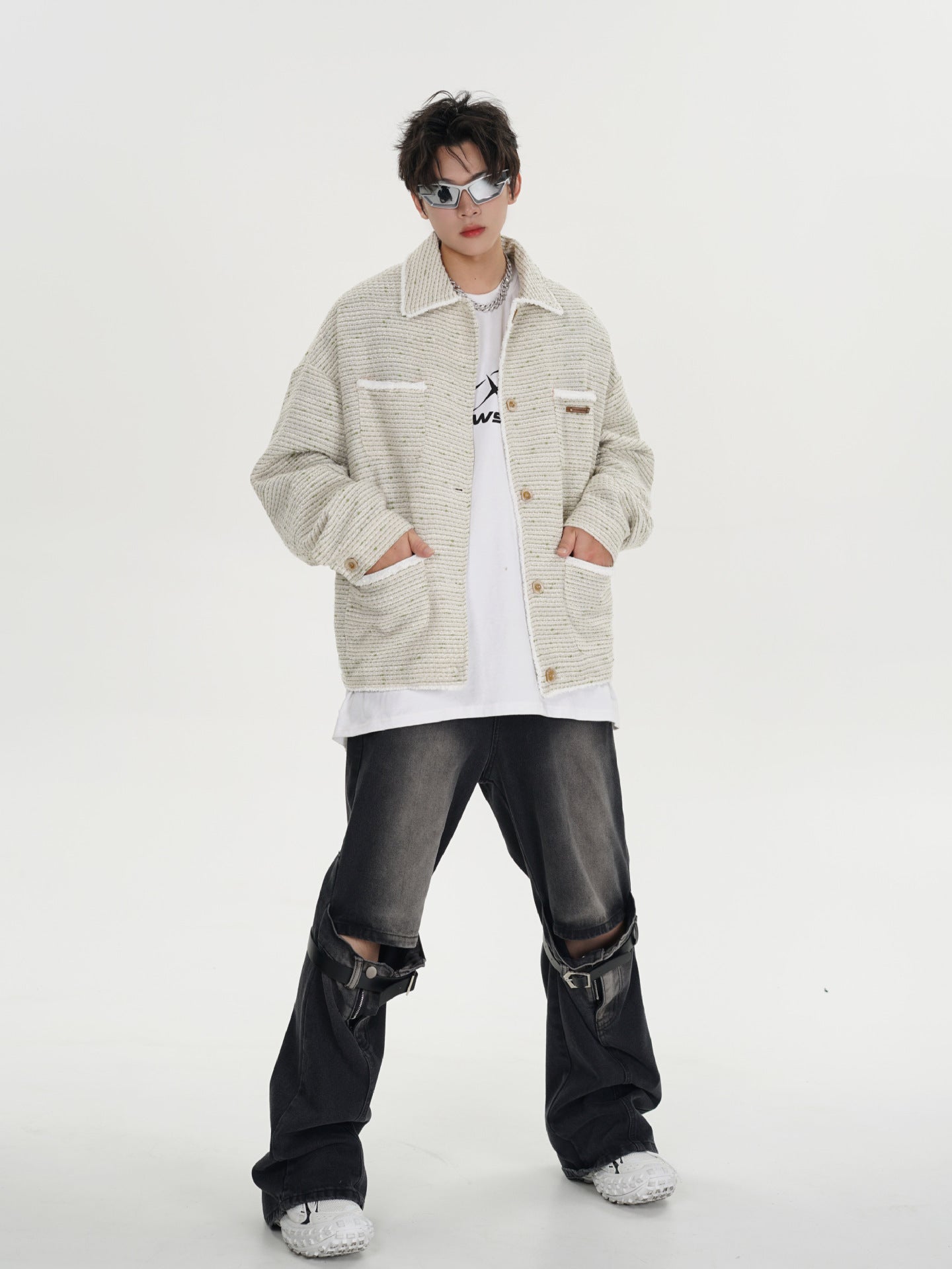 Vintage Knitted Jacket for Men & Women – Retro Unisex Knitwear Cardigan, Casual Warm Sweater Coat