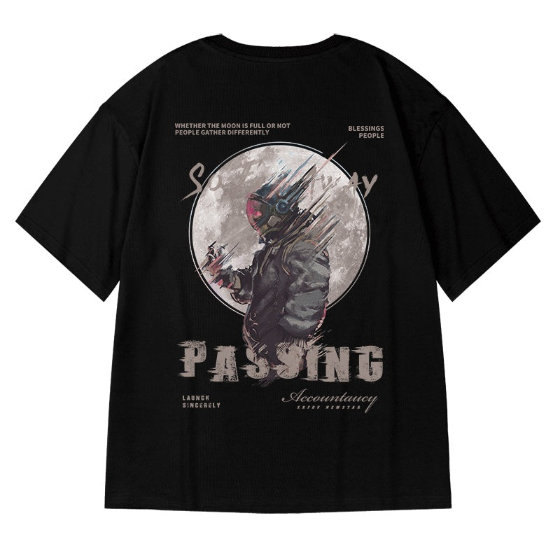 Men’s Loose Fit Streetwear T-Shirt – Trendy Oversized Casual Tee