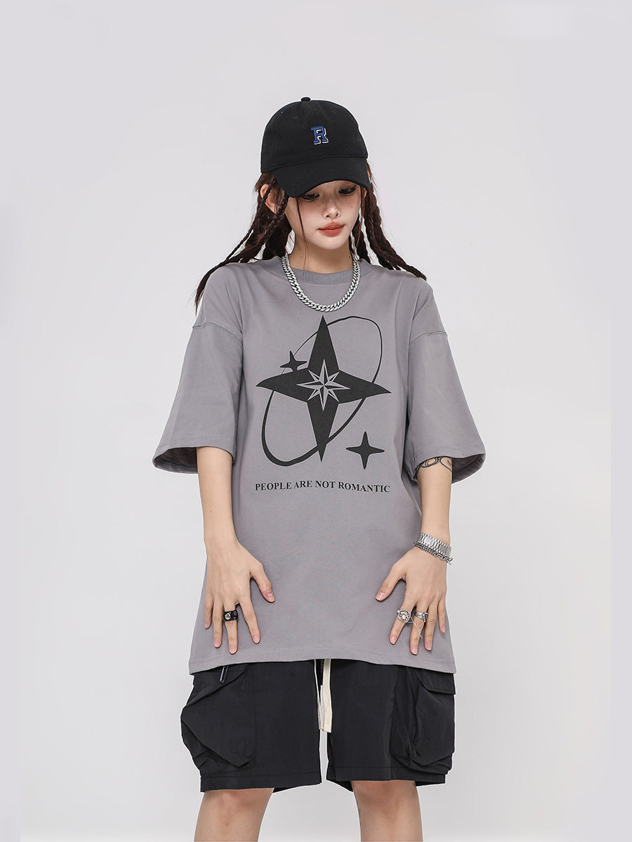 Women’s Loose Fit Cotton T-Shirt – Casual Round Neck Short Sleeve Tee