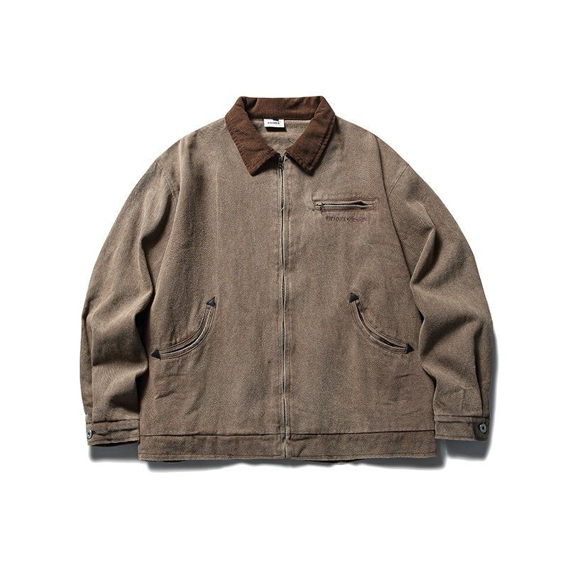 Stylish Retro Lapel Jacket for Men – Personalized Vintage Coat