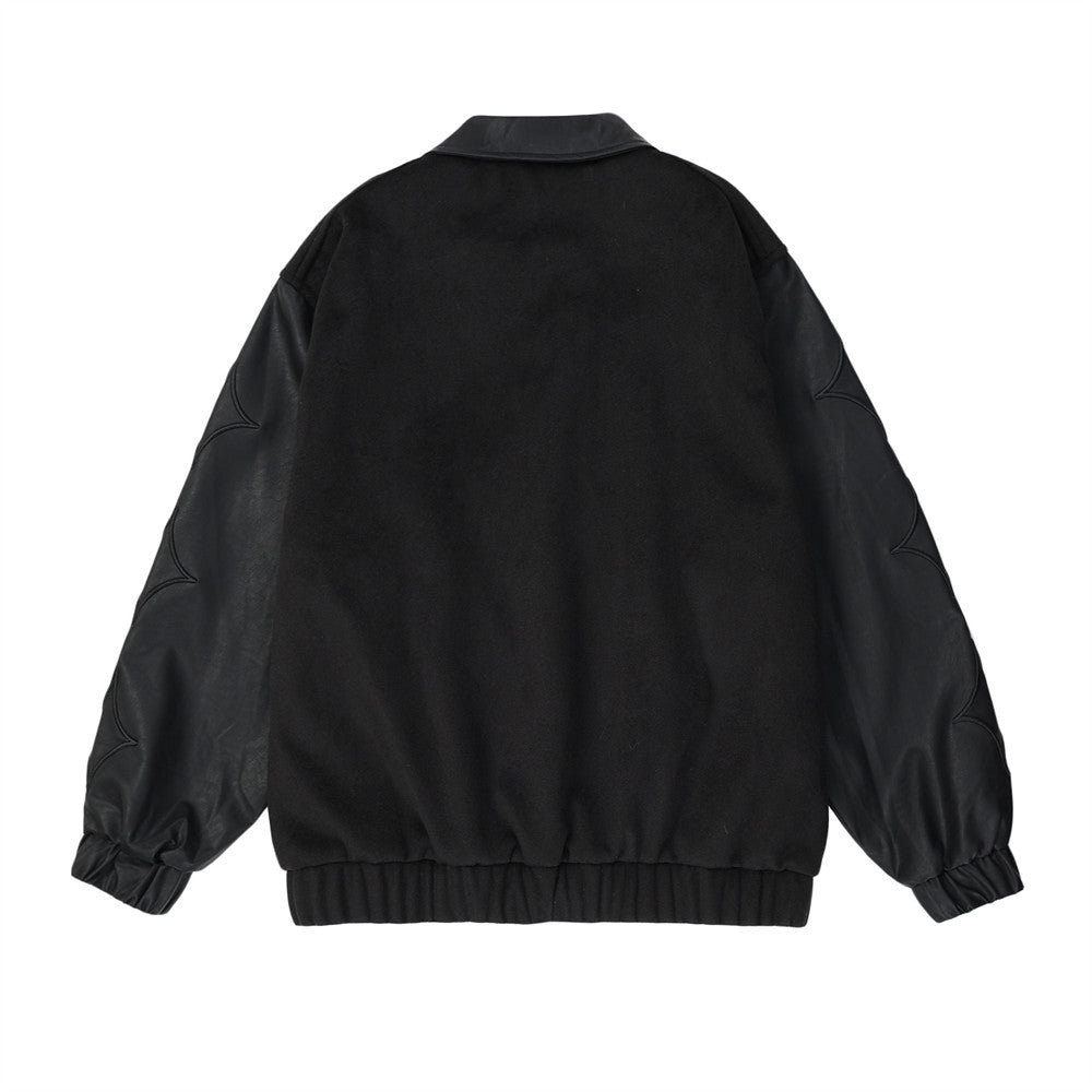 Men’s Trendy Colorblock Coat – Lightweight Casual Splicing Jacket