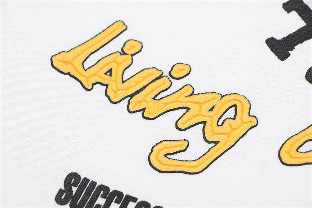 Men’s Loose Fit Printed Cotton T-Shirt – Casual Short Sleeve Graphic Tee