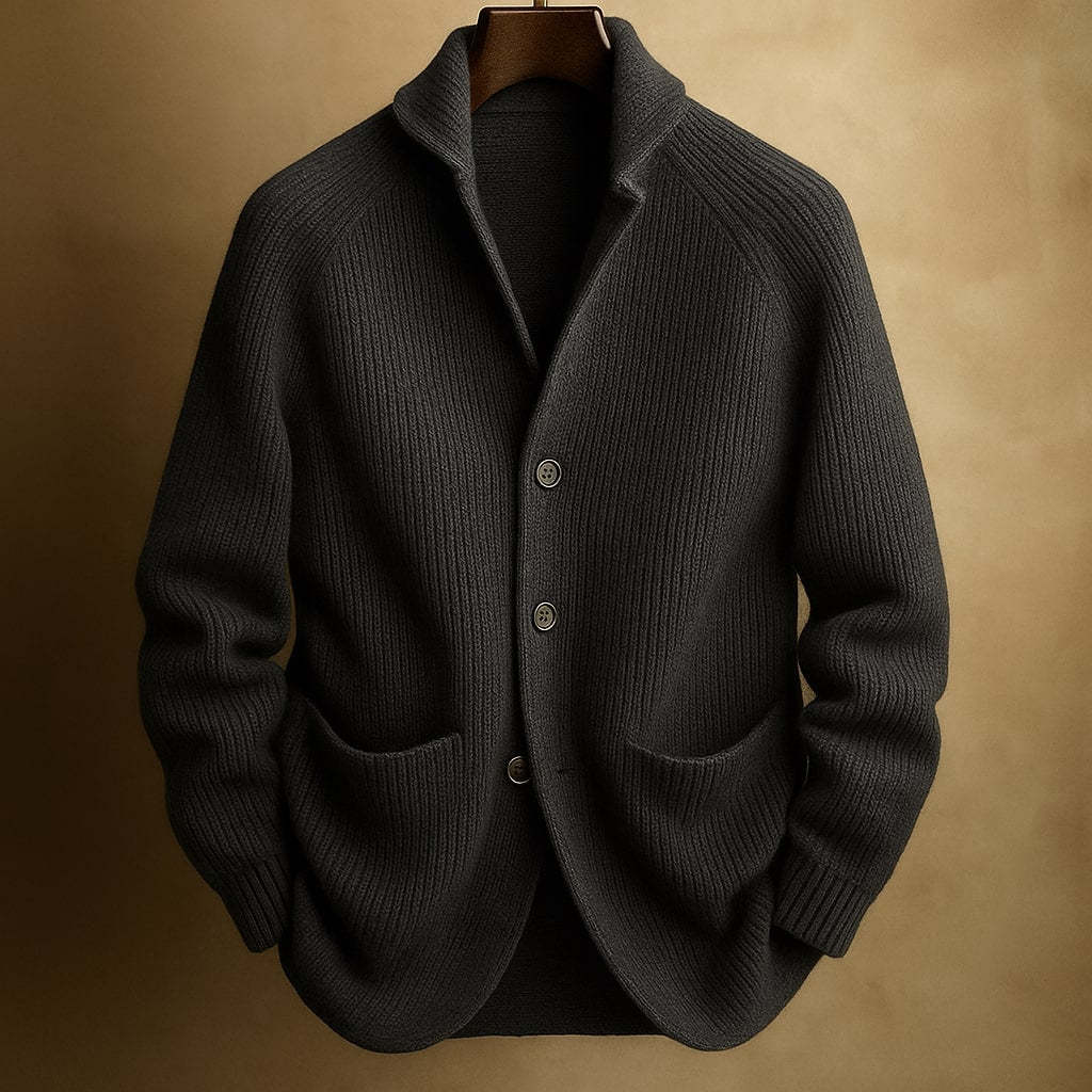 Men’s Knitted Button Cardigan Jacket