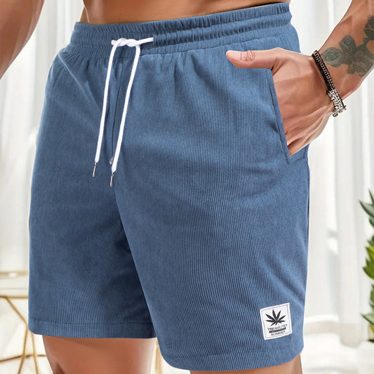 Men’s Lightweight Summer Shorts with Drawstring – European Size Casual Sports Pants