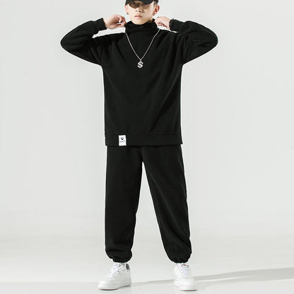 Men’s Warm Polar Fleece Tracksuit – Casual Winter Plus Fleece Set