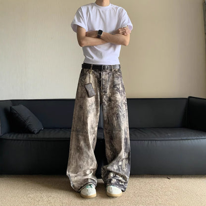 3D Camo Denim Pants for Men – Trendy Spring Summer Casual Jeans Streetwear Style
