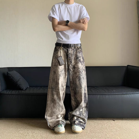 3D Camo Denim Pants for Men – Trendy Spring Summer Casual Jeans Streetwear Style