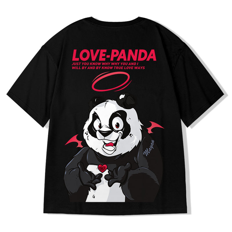 Men’s Year of the Ox Grimace Print T-Shirt – Loose Fit Hip Hop Streetwear Short Sleeve Tee