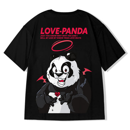 Men’s Year of the Ox Grimace Print T-Shirt – Loose Fit Hip Hop Streetwear Short Sleeve Tee