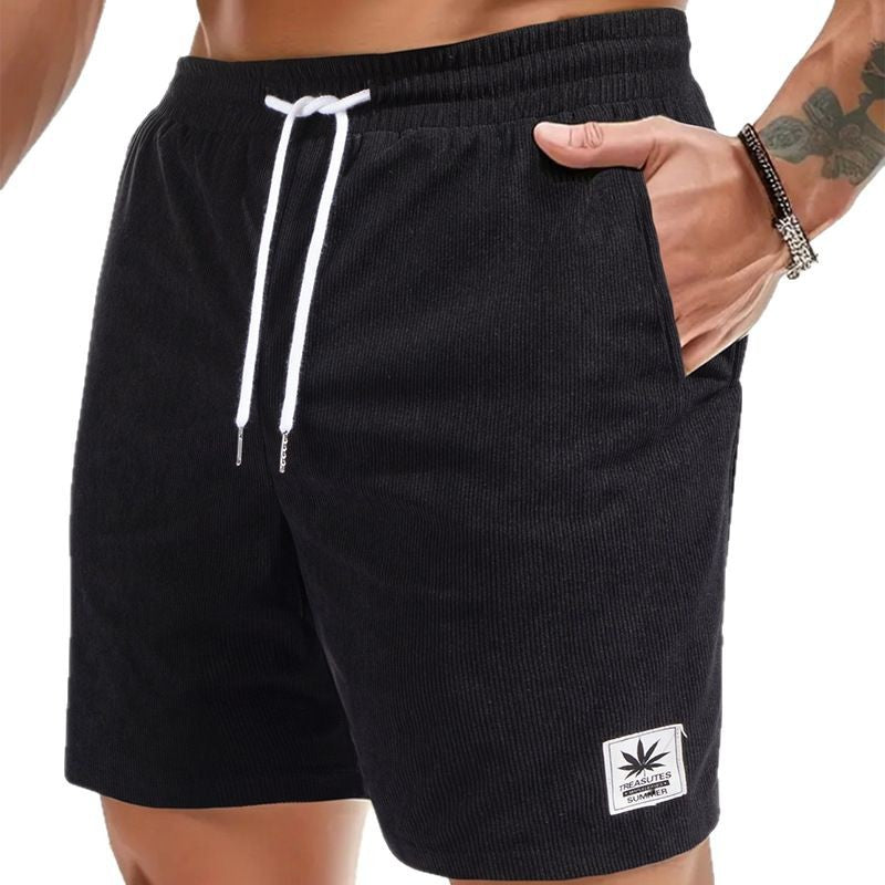 Men’s Lightweight Summer Shorts with Drawstring – European Size Casual Sports Pants