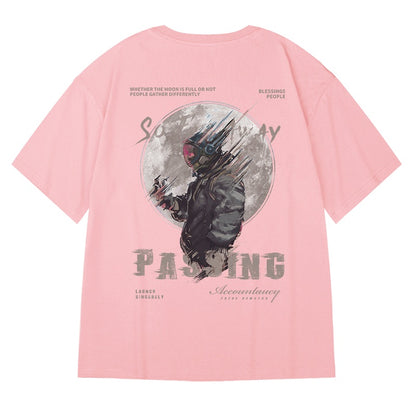 Men’s Loose Fit Streetwear T-Shirt – Trendy Oversized Casual Tee