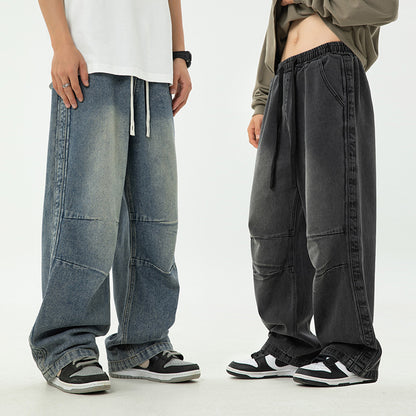 Men’s Japanese Pleated Drawstring Trousers
