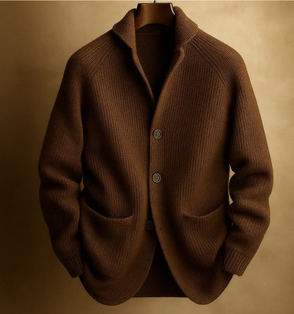 Men’s Knitted Button Cardigan Jacket