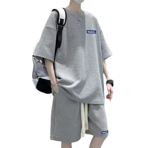 Men’s Waffle Knit Activewear Set – Stylish Casual Sports Lounge Suit
