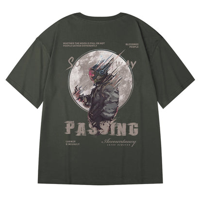 Men’s Loose Fit Streetwear T-Shirt – Trendy Oversized Casual Tee